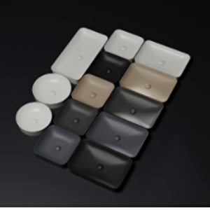 Ul060-00cm Ultra Dikdörtgen Çanak Lavabo 60 Cm - Mat Cappucino
