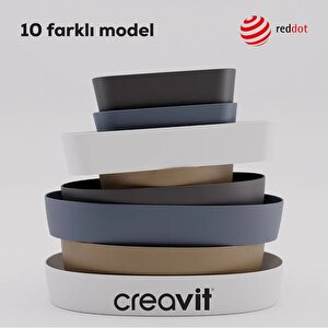 Lp040 Loop Kare Çanak Lavabo 40 Cm Selçuklu Rölyef Uygulamalı