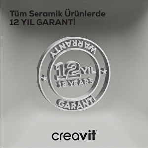 Creavit Lp040 Loop Kare Çanak Lavabo 40 Cm Selçuklu Rölyef Uygulamalı