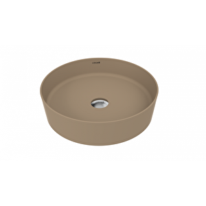 LP145-00CM  Loop Yuvarlak Çanak Lavabo 45 cm Mat Cappuccino