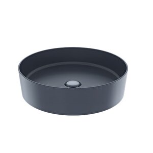 LP145-00BM Loop Yuvarlak Çanak Lavabo 45 cm Mat Basalt