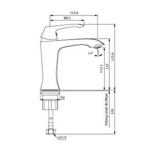 Ag1500 Avangart Lavabo Bataryası Krom