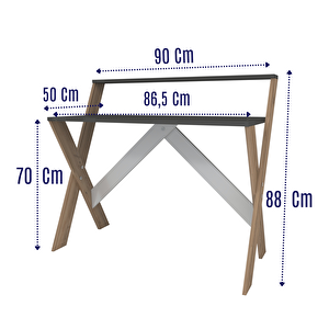 X Ayaklı Ders Çalışma Masası Bilgisayar Masası