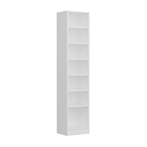 Minar Kale 210 Cm 1 Kapaklı 1b Raf Portmanto Beyaz Dore
