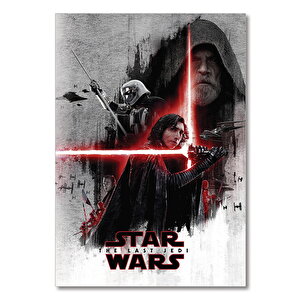 Ahşap Tablo Star Wars The Last Jedi 35x50 cm