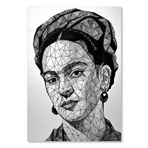 Ahşap Tablo Frida Kahlo Prizmatik 50x70 cm