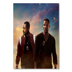 Ahşap Tablo Bad Boys Will Smith Ve Martin Lawrence 50x70 cm