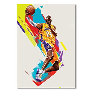 Ahşap Tablo Kobe Bryant Baskette 25x35 cm