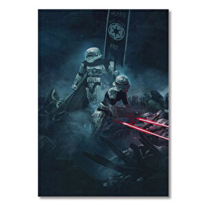 Ahşap Tablo Star Wars Vader's Fist 25x35 cm