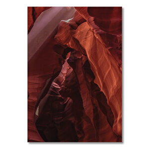 Ahşap Tablo Buzul Ve Kayalar 50x70 cm