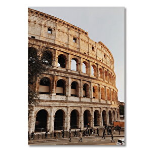 Ahşap Tablo Kolezyum Roma Yapıtı 25x35 cm