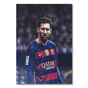 Ahşap Tablo Tribünler Messi 25x35 cm