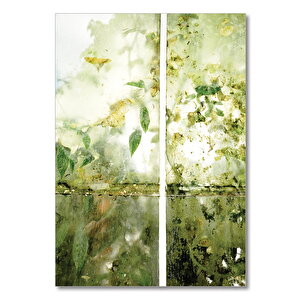 Ahşap Tablo Camdan Duvar Eski