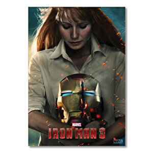 Ahşap Tablo Iron Man 3 Film Poster 25x35 cm