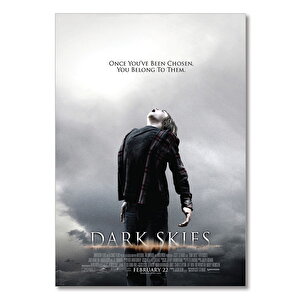 Ahşap Tablo Dark Skies Movie Poster 25x35 cm
