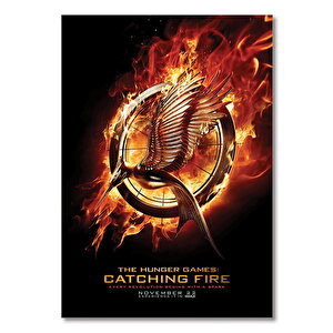 Ahşap Tablo Açlık Oyunları Afiş 50x70 cm