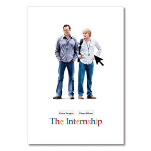 Ahşap Tablo The Internship Film Afişi 35x50 cm