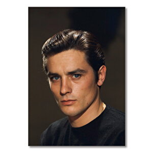 Ahşap Tablo Alain Delon Gençliği 25x35 cm