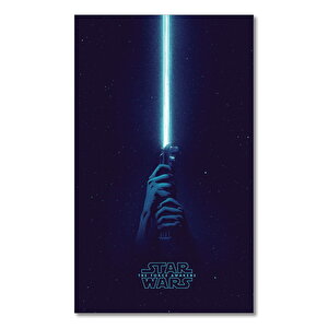 Ahşap Tablo Star Wars Kılıç