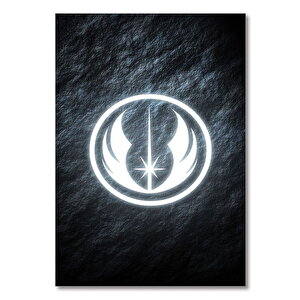 Ahşap Tablo Star Wars Rozet 50x70 cm