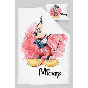 Organik Bebek Nevresim Takımı (100x150) - Cartoon Serisi - Mickey