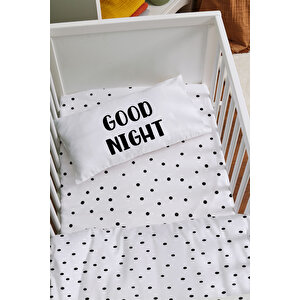 Anne Yanı Beşik Nevresim Takımı (60x100) - Pure Baby Serisi - Good Night Dream