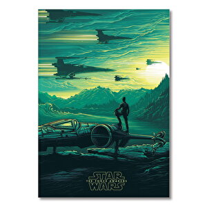 Ahşap Tablo Star Wars The Force Awakens 50x70 cm