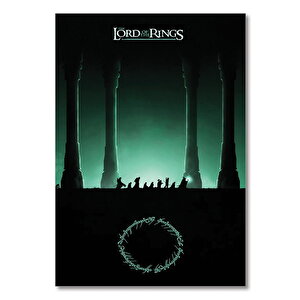 Ahşap Tablo The Lord Of The Rings Film Afişi 25x35 cm