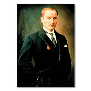Ahşap Tablo Mustafa Kemal Atatürk Portre 35x50 cm
