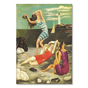 Ahşap Tablo Bathers, 1918 By Pablo Picasso 35x50 cm