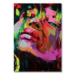 Ahşap Tablo Kadın Yağlı Boya 35x50 cm