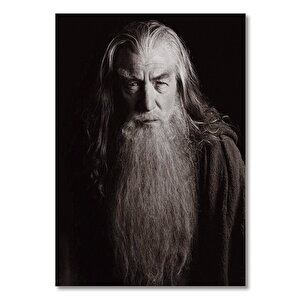 Ahşap Tablo Yüzüklerin Efendisi Gandalf 50x70 cm