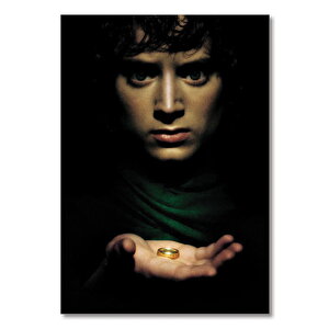 Ahşap Tablo Yüzüklerin Efendisi Frodo Baggins 50x70 cm