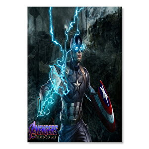 Ahşap Tablo Avengers Endgame Captain America 35x50 cm