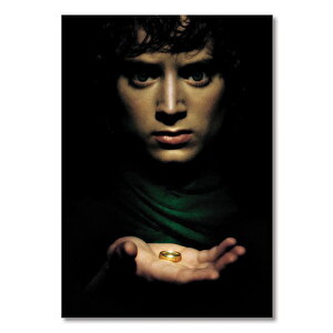 Ahşap Tablo Yüzüklerin Efendisi Frodo Baggins 35x50 cm