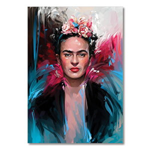 Ahşap Tablo Frida Kahlo Elmas Mozaik Çizim