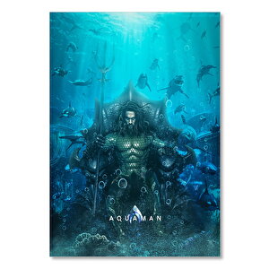 Ahşap Tablo Aquaman Afiş Görseli 25x35 cm