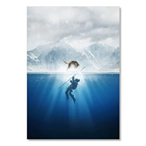 Ahşap Tablo Alfa Kurt Film Afişi 35x50 cm