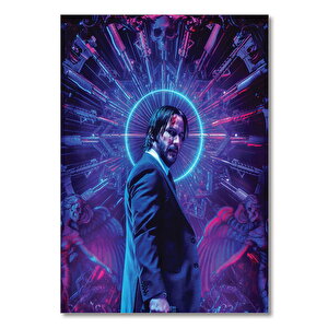 Ahşap Tablo John Wick 3 Circleof Barrels 25x35 cm