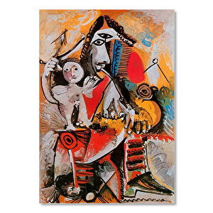 Ahşap Tablo Musketeer And Amor, 1969 By Pablo Picasso 35x50 cm