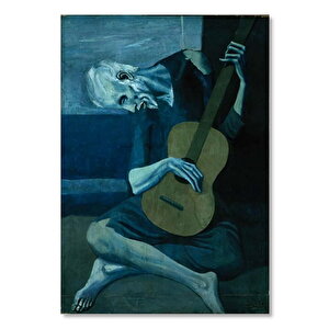Ahşap Tablo The Old Guitarist, 1903 By Pablo Picasso 25x35 cm