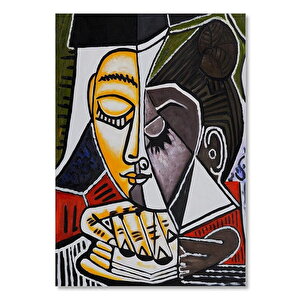 Ahşap Tablo Tete D'une Femme Lisant (head Of A Woman Reading), 1953 By Pablo Picasso 35x50 cm