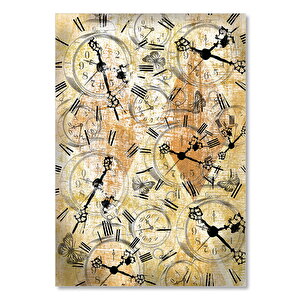 Ahşap Tablo Zamanın Elleri 50x70 cm
