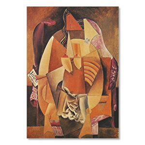 Ahşap Tablo Woman In An Armchair 1913 By Pablo Picasso 50x70 cm