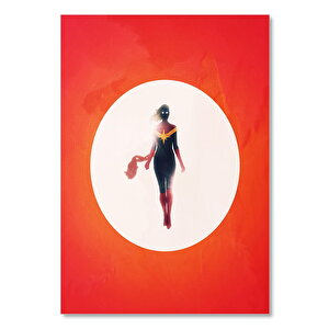 Ahşap Tablo Marvel Kadın Kahraman 25x35 cm