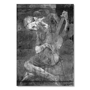 Ahşap Tablo The Old Guitarist, 1903 By Pablo Picasso 2