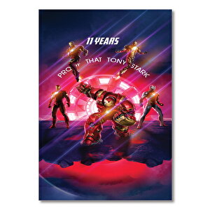 Ahşap Tablo Hulkbuster Tribute Iron Man 35x50 cm