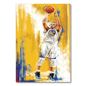 Ahşap Tablo Stephen Curry Nba Boyama 25x35 cm