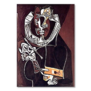 Ahşap Tablo Portrait Of A Painter, After El Greco, 1950 By Pablo Picasso 25x35 cm