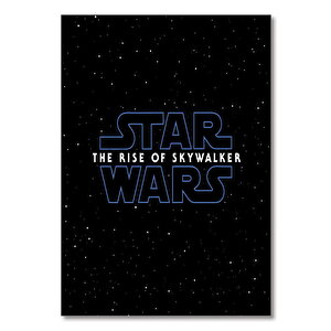 Ahşap Tablo Star Wars The Rise Of Skywalker Logo 50x70 cm